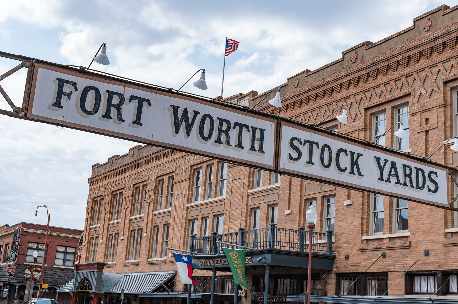 Aerial View of the Fort Worth Stockyards - The Portal to Texas History